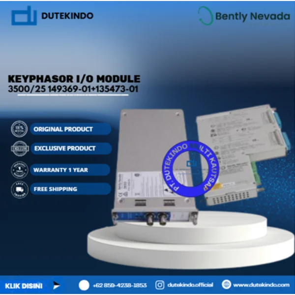 Bently Nevada Keyphasor I/O Module 3500/25 149369-01+135473-01 Power Control Modules