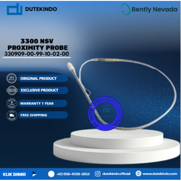 Bently Nevada 3300 NSv Proximity Probe 330909-00-99-10-02-00 Kabel Probe