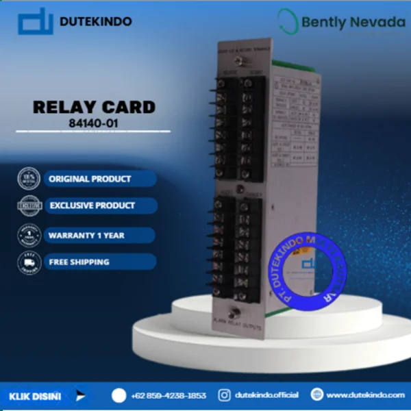 Bently Nevada Relay Card 84140-01 Relay Module
