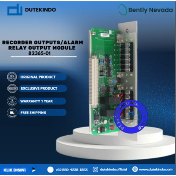 Bently Nevada Recorder Outputs/Alarm Relay Output Module 82365-01 Relay Module