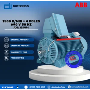 ABB 1500 r/min = 4 poles 690 V 50 Hz AXR 355MF4 350143 450KW 1484 Speed Electric Motor 3 Phase