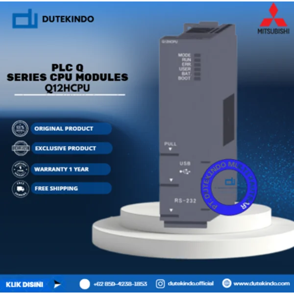 Mitsubishi PLC Q Series CPU Modules High-speed large system CPU Q12HCPU PLC / Programmable Logic Controller