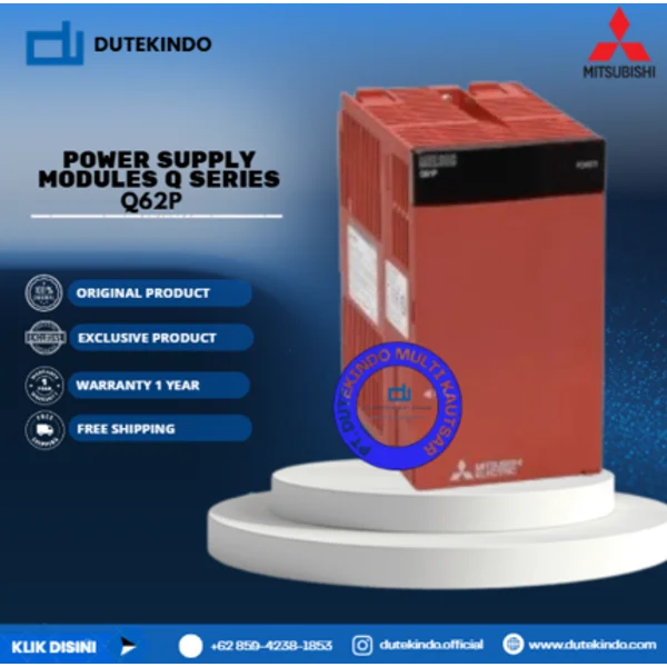 Mitsubishi Power Supply Modules Q Series Daya lebih tinggi Q62P Power Supply Industri