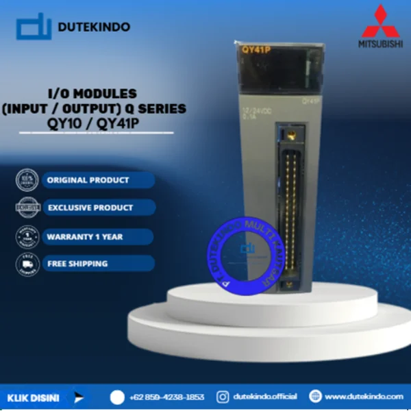 Mitsubishi I/O Modules (Input / Output) Q Series Digital Output (Transistor/Relay) QY10 / QY41P PLC / Programmable Logic Controller