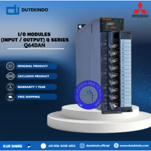 Mitsubishi I/O Modules (Input / Output) Q Series Analog Output (Voltage/Current) Q64DAN PLC / Programmable Logic Controller