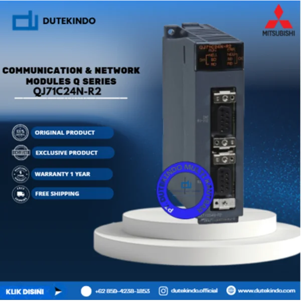 Mitsubishi Communication & Network Modules Q Series Serial Communication QJ71C24N-R2 PLC / Programmable Logic Controller