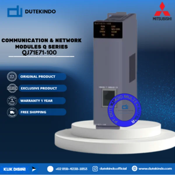 Mitsubishi Communication & Network Modules Q Series Ethernet Communication QJ71E71-100 PLC / Programmable Logic Controller