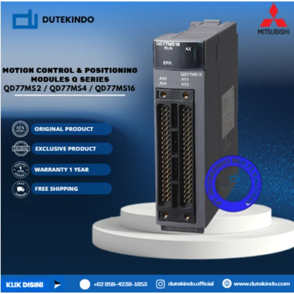 Mitsubishi Motion Control & Positioning Modules Q Series Advanced Motion Controlle QD77MS2 / QD77MS4 / QD77MS16 Positioning Controller