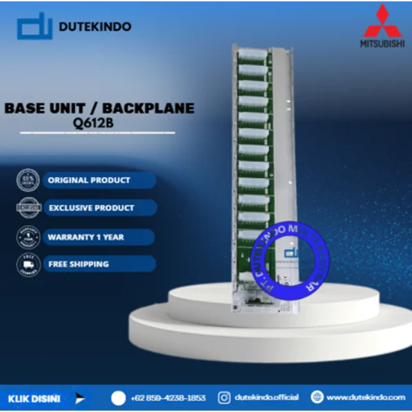 Mitsubishi Base Unit / Backplane Large system Q612B PLC / Programmable Logic Controller
