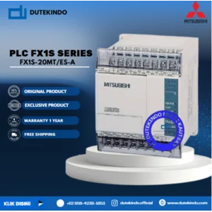 Mitsubishi PLC FX1S Series 12 input 8 output transistor 100–240 VAC FX1S-20MT/ES-A PLC / Programmable Logic Controller