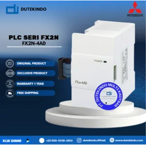 Mitsubishi PLC Seri FX2N Modul Input Analog FX2N-4AD PLC / Programmable Logic Controller