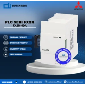 Mitsubishi PLC Seri FX2N Modul Output Analog FX2N-4DA PLC / Programmable Logic Controller