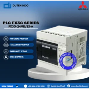 Mitsubishi PLC FX3G Series Relai 14 input / 10 output FX3G-24MR/ES-A PLC / Programmable Logic Controller