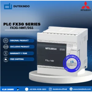 Mitsubishi PLC FX3G Series Versi catu daya 24VDC FX3G-14MT/DSS PLC / Programmable Logic Controller