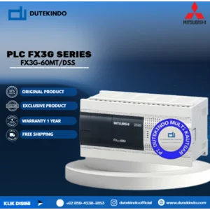 Mitsubishi PLC FX3G Series Tipe DC model kecepatan tinggi FX3G-60MT/DSS PLC / Programmable Logic Controller