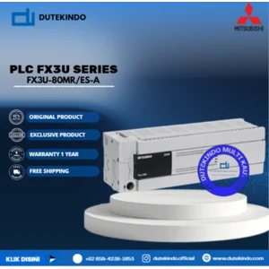 Mitsubishi PLC FX3U Series FX3U-80MR/ES-A PLC / Programmable Logic Controller
