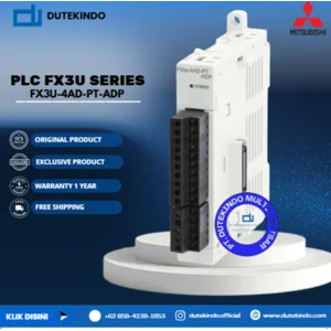 Mitsubishi PLC FX3U Series FX3U-4AD-PT-ADP PLC / Programmable Logic Controller