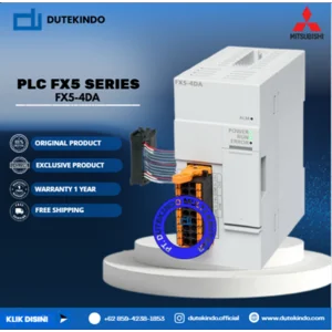 Mitsubishi PLC FX5 Series Output analog 4 saluran (tegangan/arus) FX5-4DA PLC / Programmable Logic Controller
