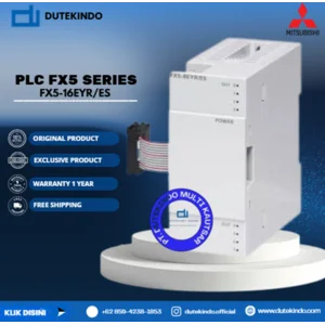 Mitsubishi PLC FX5 Series relai keluaran 16 FX5-16EYR/ES PLC / Programmable Logic Controller