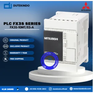 Mitsubishi PLC FX3S Series 10 Input/Output Output Transistor 100–240V AC FX3S-10MT/ES-A PLC / Programmable Logic Controller