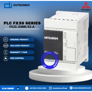 Mitsubishi PLC FX3S Series 20 Input/Output Output Relai 100–240V AC FX3S-20MR/ES-A PLC / Programmable Logic Controller