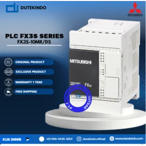 Mitsubishi PLC FX3S Series 10 Input/Output Output Relay 24V DC FX3S-10MR/DS PLC / Programmable Logic Controller