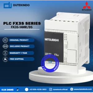 Mitsubishi PLC FX3S Series 14 Input/Output Output Relay 24V DC FX3S-14MR/DS PLC / Programmable Logic Controller