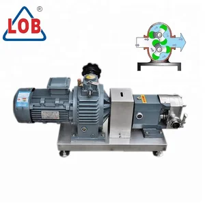 Sanitary stainless steel pump high viscosity yogurt Jam honey rotor lobe pump rotary pump