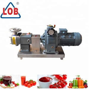 Stainless Steel sanitary Tri-lobe rotary lobe pump chocolate Rotor pump for honey Sanitary Rotor Pump
