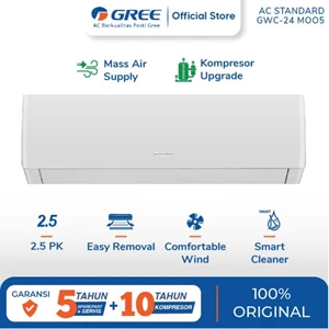 GREE AC STANDARD - AC 2 PK - GWC-24MOO5- WHITE (Unit Indoor & Outdoor