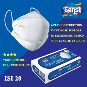Masker Convex Putih ( Sensi )