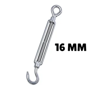 Turnbuckle Jarum Keras 6mm hook and eye