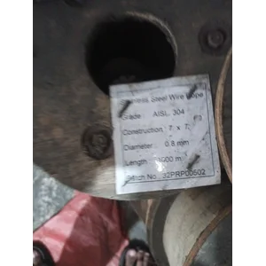 Kawat Seling Stainless 0 koma 8mm Ss304