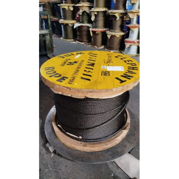 Wire rope sling 14mm 6x36iwrc Ungalvanis Kiswire