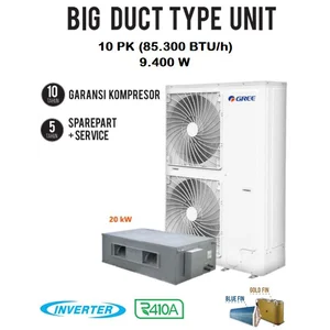 Gree- Ac Bigduct  10Pk Inverter -- Ductable Ac Unit