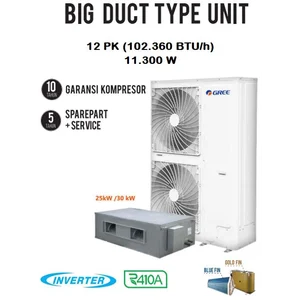 Gree- Ac Bigduct 12Pk Inverter -- Ductable Ac Unit