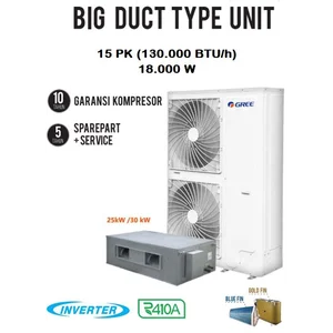 Gree- Ac Bigduct 15Pk Inverter -- Ductable Ac Unit
