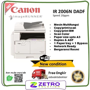 Mesin Fotocopy Multifungsi Canon Ir 2006N Dadf New