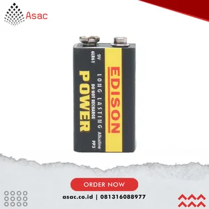 EDI9043000K Edison 9V Alkaline Battery