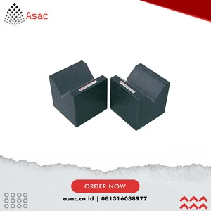  OXD3067020K Precision Black Granite Vee Block Set 90° - 62 x 62x 62mm