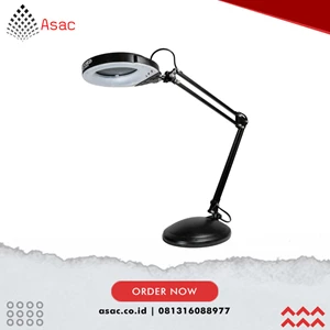 OXD3162640K SMD LED DESK MAGNIFIER TASK LAMP WITH WEIGHTED BASE