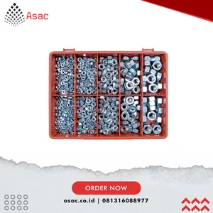 KEN6154150K NUTS STEEL METRIC BZP KIT