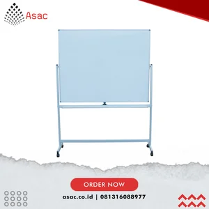 OFI8360360K MOBILE MAGNETIC DRYWIPE BOARD ALU STAND 1200x900