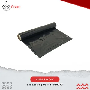 AVN8370620K Stretch Wrap Roll - 100mm x 150M - 25 Micron - Standard Core Black