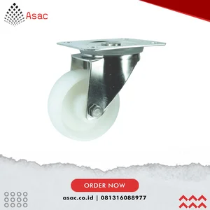 ATL9457400N Stainless Steel.Nylon Swivel Plate Castor 150mm