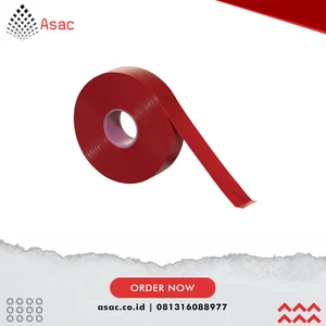 AVN9867750K Red PVC Insulation Tape - 19mm x 33m