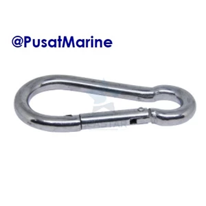 SECURITY SAFETY SNAP HOOK uk 11x120mm SS 304 - 55074