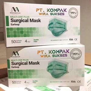 Masker Surgical Mask 4 Ply MULTI ONE PLUS