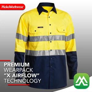 Mokoworkwear Wearpack Safety Airflow Yellow Navy