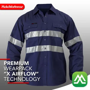 Mokoworkwear Wearpack Safety Airflow Navy